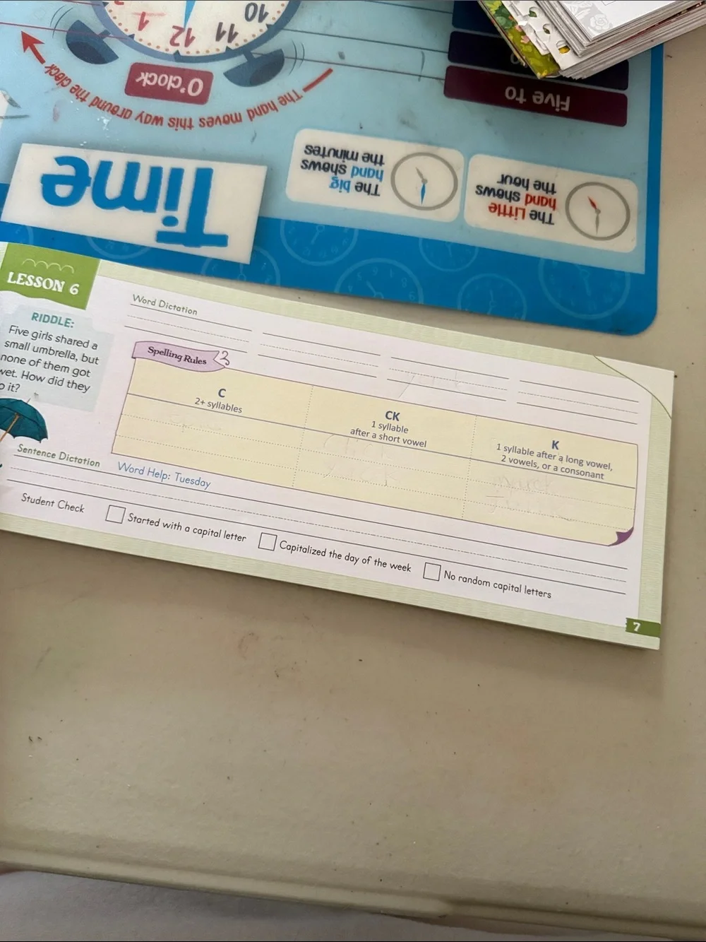 The Good and the Beautiful Spelling Practice Book - Blue/Yellow
